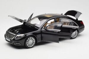 Mercedes S-Class W222 Sort Metallic Norev 1:18 183480 Metal — billede 2 af 8