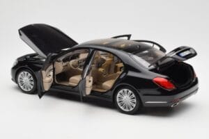 Mercedes S-Class W222 Sort Metallic Norev 1:18 183480 Metal — billede 5 af 8
