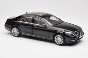 Mercedes S-Class W222 Sort Metallic Norev 1:18 183480 Metal — billede 6 af 8