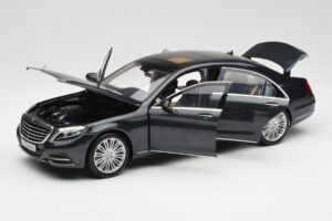 Mercedes S-Class W222 Blå Antracit Metallic Norev 1:18 B66960157 Metal — billede 2 af 8