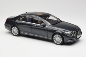 Mercedes S-Class W222 Blå Antracit Metallic Norev 1:18 B66960157 Metal — billede 6 af 8