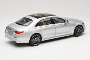 Mercedes S-Class W223 AMG Line Brilliant Silver Norev 1:18 183805 Metal — billede 3 af 8