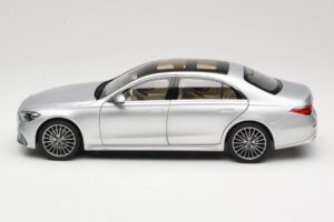 Mercedes S-Class W223 AMG Line Brilliant Silver Norev 1:18 183805 Metal — billede 4 af 8