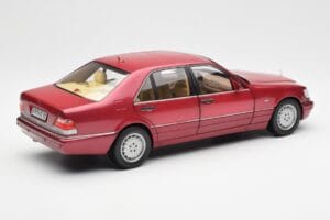 Mercedes S500 W140 Rød Metallic Norev 1:18 183579 Metal — billede 3 af 8