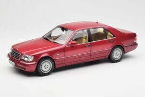 Mercedes S500 W140 Rød Metallic Norev 1:18 183579 Metal