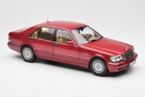 Mercedes S500 W140 Rød Metallic Norev 1:18 183579 Metal — billede 6 af 8