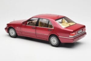 Mercedes S500 W140 Rød Metallic Norev 1:18 183579 Metal — billede 7 af 8