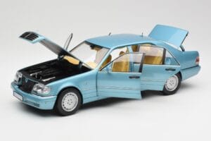 Mercedes S500 W140 Turkis Metallic Norev 1:18 183561 Metal — billede 2 af 8
