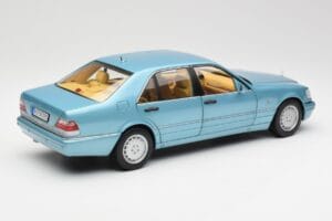 Mercedes S500 W140 Turkis Metallic Norev 1:18 183561 Metal — billede 3 af 8