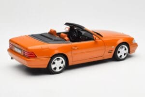 Mercedes SL 500 R129 Orange Metallic Norev 1:18 183752 Metal — billede 3 af 8