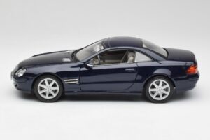 Mercedes SL 500 R230 Blå Maisto 1:18 B66962126 Metal — billede 4 af 8