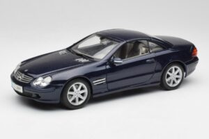 Mercedes SL 500 R230 Blå Maisto 1:18 B66962126 Metal