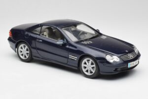 Mercedes SL 500 R230 Blå Maisto 1:18 B66962126 Metal — billede 6 af 8