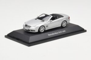 Mercedes SL 55 AMG R230 Sølv Minichamps 1:43 B66962347 Metal — billede 2 af 4