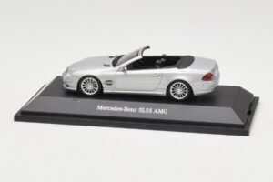 Mercedes SL 55 AMG R230 Sølv Minichamps 1:43 B66962347 Metal