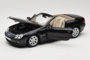 Mercedes SL R129 Sort Minichamps 1:18 B66962171 Metal — billede 2 af 11