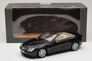 Mercedes SL R129 Sort Minichamps 1:18 B66962171 Metal — billede 11 af 11