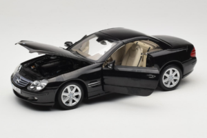 Mercedes SL R129 Sort Minichamps 1:18 B66962171 Metal — billede 3 af 11