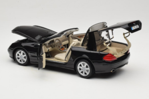 Mercedes SL R129 Sort Minichamps 1:18 B66962171 Metal — billede 7 af 11