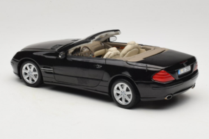 Mercedes SL R129 Sort Minichamps 1:18 B66962171 Metal — billede 9 af 11