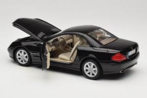 Mercedes SL R129 Sort Minichamps 1:18 B66962171 Metal — billede 10 af 11