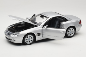 Mercedes SL R129 Sølv Minichamps 1:18 B66962133 Metal — billede 3 af 10
