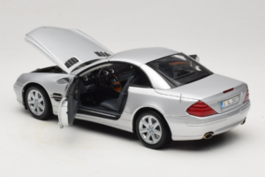 Mercedes SL R129 Sølv Minichamps 1:18 B66962133 Metal — billede 7 af 10