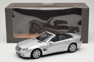Mercedes SL R129 Sølv Minichamps 1:18 B66962133 Metal — billede 10 af 10