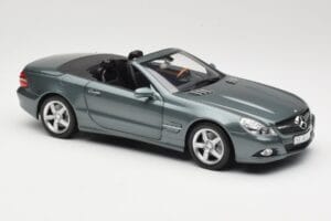 Mercedes SL R230 Amiant Green Minichamps 1:18 B66962389 Metal — billede 6 af 8