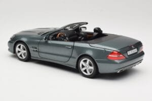 Mercedes SL R230 Amiant Green Minichamps 1:18 B66962389 Metal — billede 7 af 8