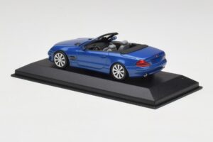 Mercedes SL R230 Tanzanite Blå Minichamps 1:43 B66962250 Metal — billede 3 af 4