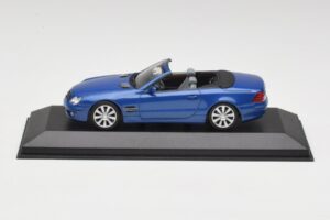 Mercedes SL R230 Tanzanite Blå Minichamps 1:43 B66962250 Metal