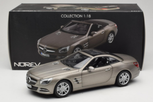 Mercedes SL500 R231 Dark Grey Matt Norev 1:18 183590 Metal — billede 9 af 9