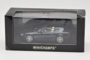 Mercedes SL500 R129 Dark Blue Metallic Minichamps 1:43 SL001 Metal — billede 4 af 4