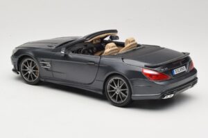Mercedes SL65 AMG Black Series R230 Matte Black Maisto 1:18 36198 Metal — billede 7 af 8