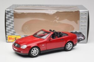 Mercedes SLK 230 R170 Rød Maisto 1:18 56023 Metal — billede 9 af 9