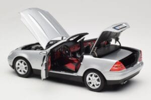 Mercedes SLK R170 Brilliant Silver Norev 1:18 183020 Metal — billede 6 af 9