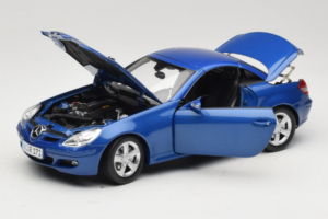 Mercedes SLK R171 Blue Metallic Minichamps 1:18 100033131 Metal — billede 3 af 11