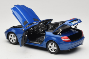 Mercedes SLK R171 Blue Metallic Minichamps 1:18 100033131 Metal — billede 7 af 11