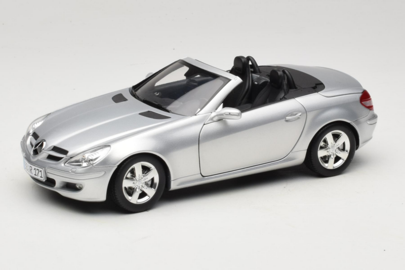 Mercedes SLK R171 Sølv Minichamps 1:18 B66962318 Metal