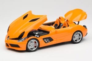 Mercedes SLR McLaren C199 Stirling Moss AMG Solarbeam Metallic Minichamps 1:18 100038400 Metal — billede 2 af 8