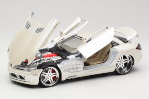 Mercedes SLR McLaren C199 Hvid Maisto 1:18 31068 Metal — billede 2 af 8