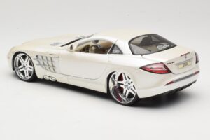Mercedes SLR McLaren C199 Hvid Maisto 1:18 31068 Metal — billede 7 af 8