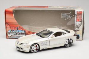 Mercedes SLR McLaren C199 Hvid Maisto 1:18 31068 Metal — billede 8 af 8