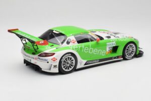 Mercedes AMG SLS C197 GT3 MS Racing #22 V. Sigacev / C. Stoll ADAC GT Masters 2011 Minichamps 1:18 151113102 Metal — billede 2 af 6