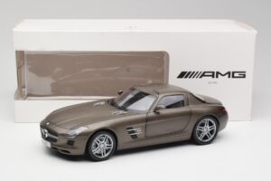 Mercedes SLS AMG C197 Monza Grå Minichamps 1:18 B66960044 Metal — billede 8 af 8