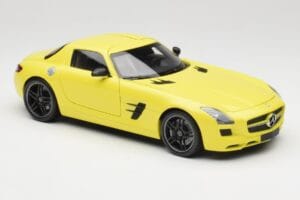 Mercedes SLS AMG C197 Gul Minichamps 1:18 100039022 Metal — billede 6 af 8