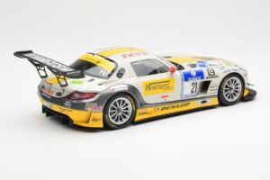 Mercedes SLS AMG GT3 #21 Rowe Racing Arnold / Roloff / Seyffarth / Jäger ADAC 24 Hours Nürburgring 2013 Minichamps 1:18 15113 — billede 2 af 6