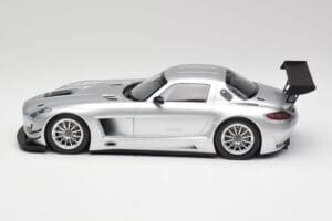 Mercedes SLS AMG GT3 C197 Street Sølv Minichamps 1:18 151113100 Metal — billede 3 af 6