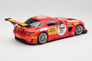 Mercedes SLS AMG GT3 #35 T. Heyer / T. Jager 24 Hours of Spa 2011 Minichamps 1:18 B66960196 Metal — billede 2 af 6